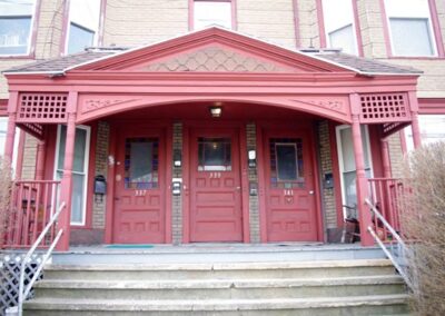 Historic Queen Anne-Style “French Flat” Apartment House, 1889, Marguerite Carnell