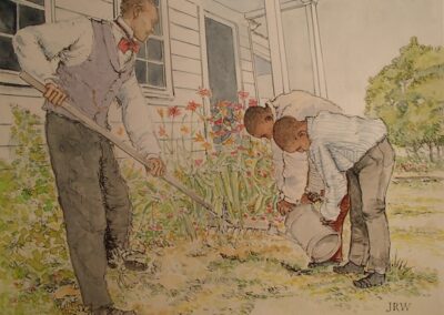 1854, Little Liberia, Gardening, John Wright, Freeman Center Collection