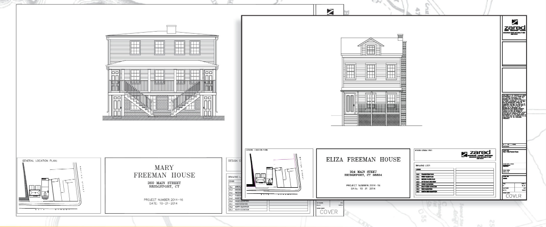 freeman house sketch